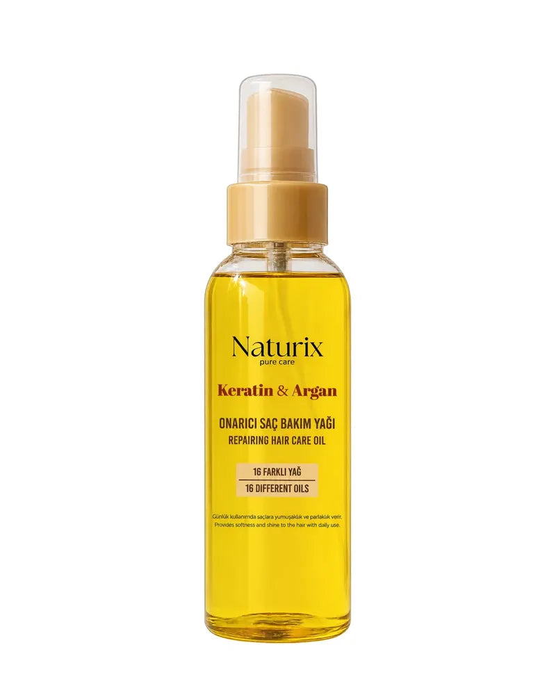 Keratin & Argan Repairing Hair Care Oil